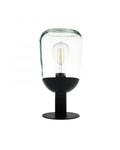 Black modern outdoor light aluminium, Kerwin, IP44