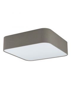 White flush ceiling light steel, Abano