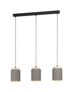 Wood pendant light brown, Gabi
