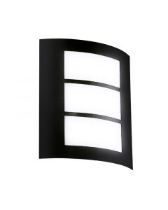 Black modern outdoor light steel, Aartje, IP44