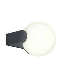 Black modern outdoor light aluminium, Lydia, IP65