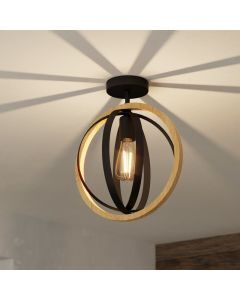 Wood ceiling light brown, Angeline