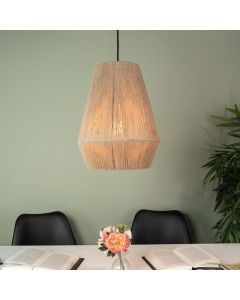 Rattan pendant light brown, Wilbert