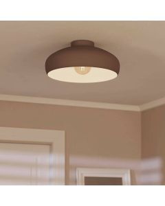 Brown rustic ceiling light aluminium, Egine