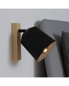 Wood ceiling spotlight brown, Teddy