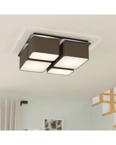 Anthracite modern ceiling light aluminium, Jascha