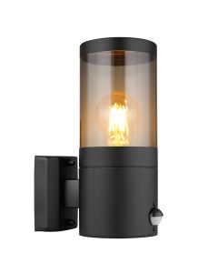 Black modern outdoor light stainless steel, Lambert, IP44