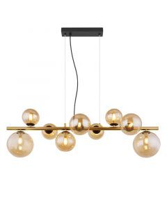 Amber design pendant light glass, Melinda