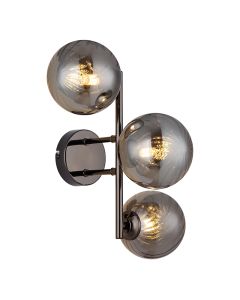 Grey wall light smoke glass, Ozan