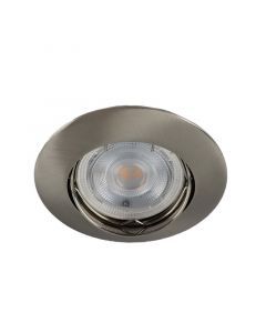 Aluminium recessed light silver, Rudo
