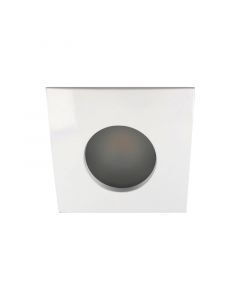 Aluminium bathroom recessed downlight white, Pelle, IP44
