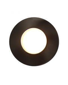 Aluminium bathroom recessed downlight chrome, Pierre, IP44