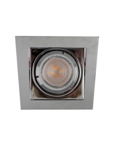 Metal recessed light chrome, Filo
