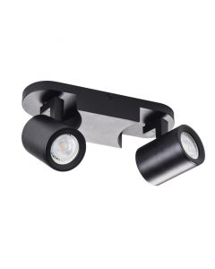 Modern ceiling spotlight black, Senay