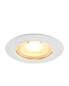 Aluminium recessed light white, Agata