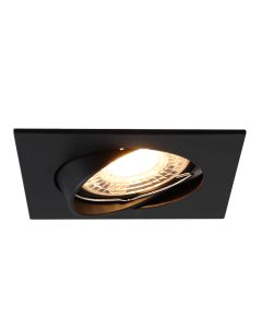 Aluminium recessed light black, Sabien