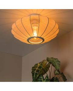Beige flush ceiling light modern, Corina