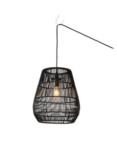 Black outdoor light rustic, Nerida, IP44