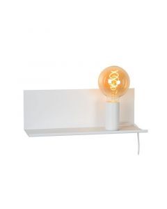 White wall light modern, Sebo, with switch