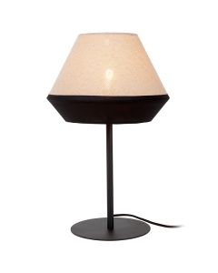 Beige table lamp modern, Kala, with switch