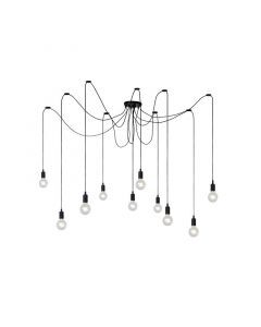 Black pendant light modern, Fix