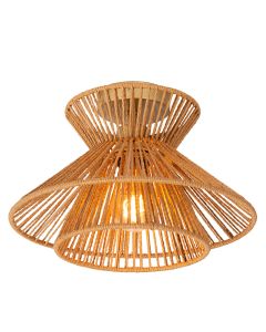 Rattan ceiling light brown, Tasman