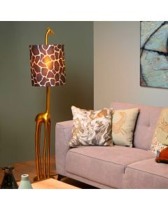 Brown floor lamp retro, Extravaganza Miss Tall, with switch