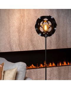 Black floor lamp modern, Hannelore