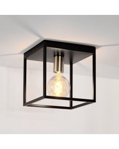 Golden flush ceiling light modern, Ruben