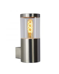 Chrome outdoor light modern, Fedor, IP44