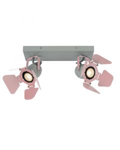 Grey kid's ceiling spotlight modern, Picto