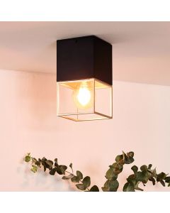 Golden flush ceiling light modern, Rixt
