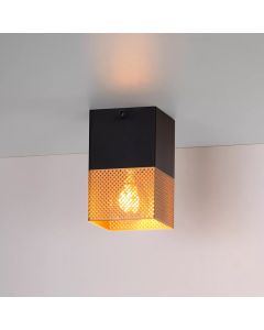 Golden flush ceiling light modern, Renate