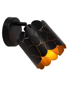 Black wall spotlight modern, Almelo
