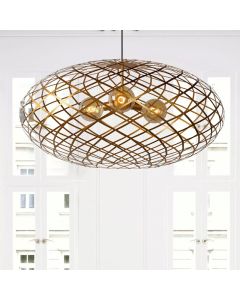 Golden pendant light modern, Wolfram