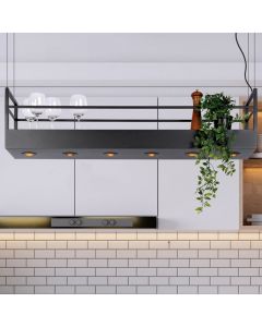 Black pendant light rustic, Miravelle