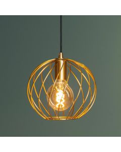 Brass pendant light classic, Danza