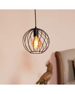 Black pendant light classic, Danza