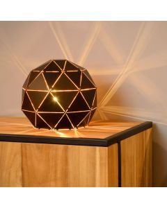 Black table lamp modern, Otona, with switch