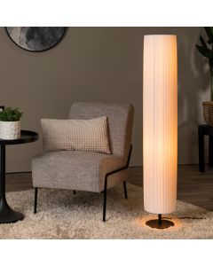 White floor lamp modern, Fold, with switch