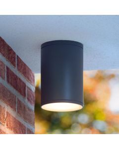 Anthracite outdoor light modern, Tubix, IP54