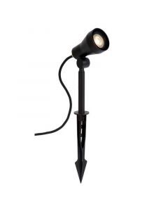 Black garden spike light modern, April, IP54