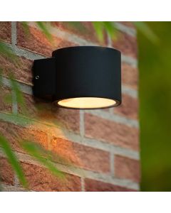 Black up down wall light modern, Oxford, IP54