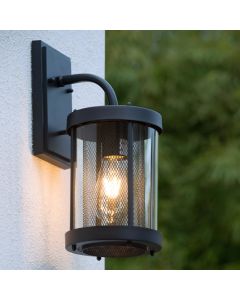 Black wall light modern, Makkum, IP23