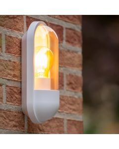 White outdoor light classic, Capsule, IP54