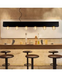 Black pendant light industrial, Surtus