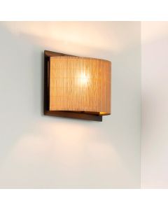 Rattan wall light brown, Magius