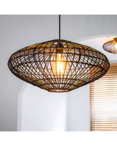Black pendant light rustic, Magali