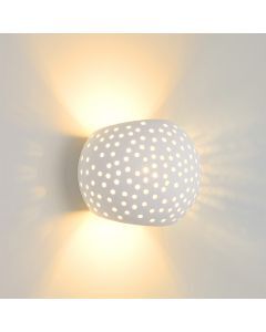 Plaster up down wall light white, Gipsy