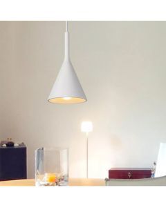 Plaster pendant light white, Gipsy
